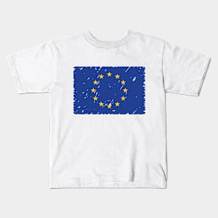 Flag Europe. Europe flag. Kids T-Shirt